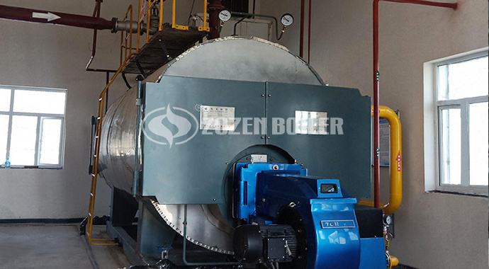 40 tph SZS gas-fired water-tube boiler project in Turkmenistan